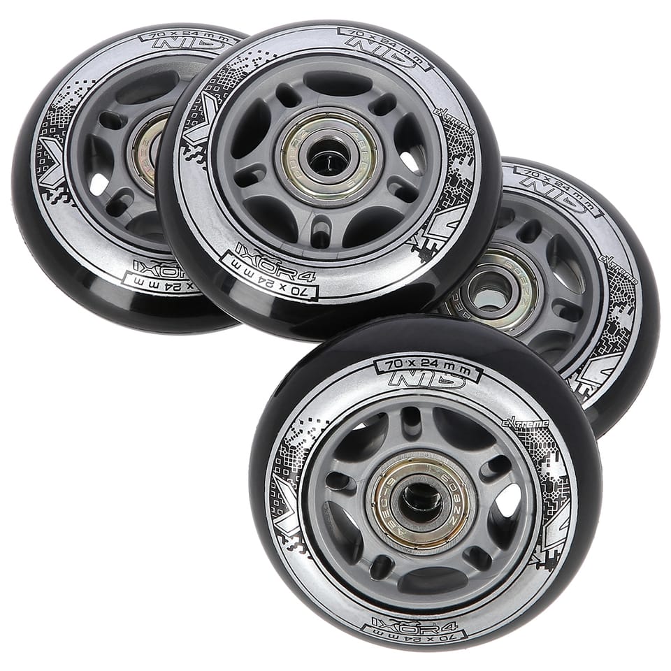 Nils Extreme Wheel Set, 70 mm x 24 mm x 70 mm, 4 pcs