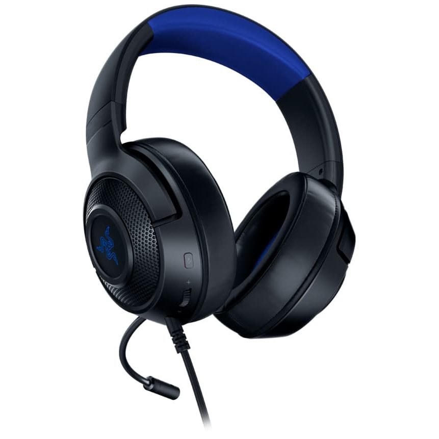 Razer Kraken X Gaming Headset, 3.5 mm, Black/Blue