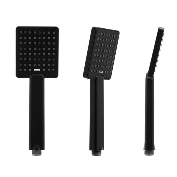Wall Mounted Rain Shower Set, Matte Black