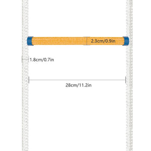 12m Fire Escape Rope Ladder with Hook for Emergency Rescue Climbing