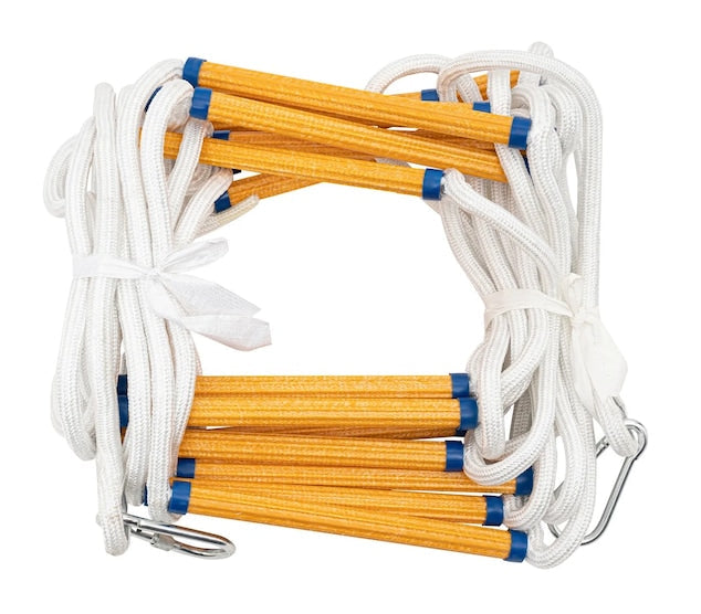 12m Fire Escape Rope Ladder with Hook for Emergency Rescue Climbing
