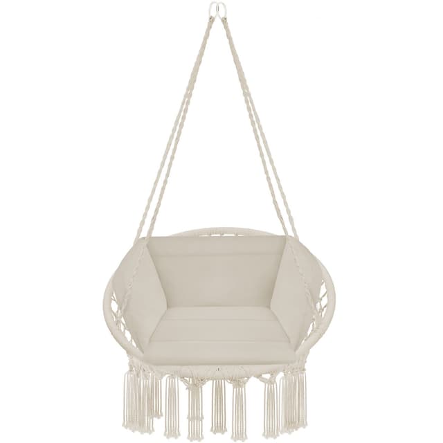 Tectake Swing Chair Grazia, Beige
