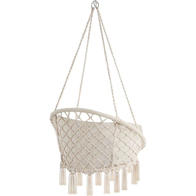 Tectake Swing Chair Grazia, Beige