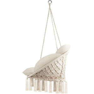 Tectake Samira Swing Chair, Beige