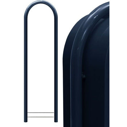 Bobi Round Mailbox Stand RAL 5004 Dark Blue