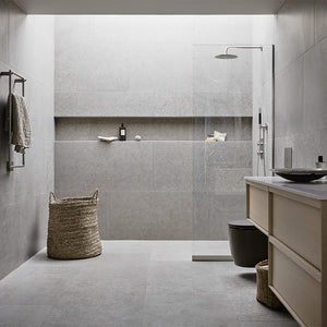 Bricmate J1515 Runö Light Grey Porcelain Stoneware Tile 15x15 cm