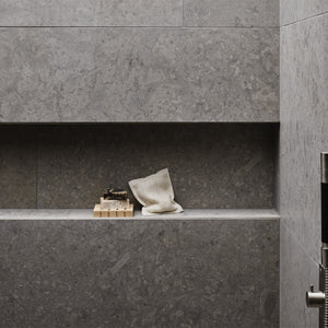 Bricmate J1515 Runö Light Grey Porcelain Stoneware Tile 15x15 cm