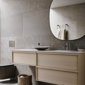 Bricmate J1515 Runö Light Grey Porcelain Stoneware Tile 15x15 cm