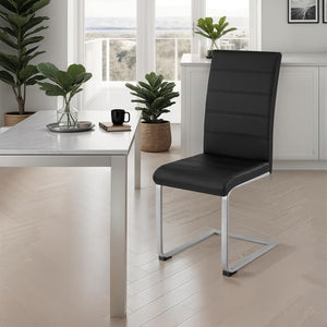Kitchen chairs Bettina 2 pieces, Black