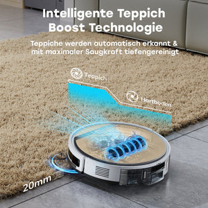 Zaco V5 Max Robot Vacuum Cleaner with Mopping Function