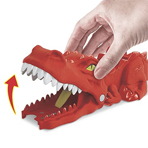 Hot Wheels City Launcher Dino Set, Red