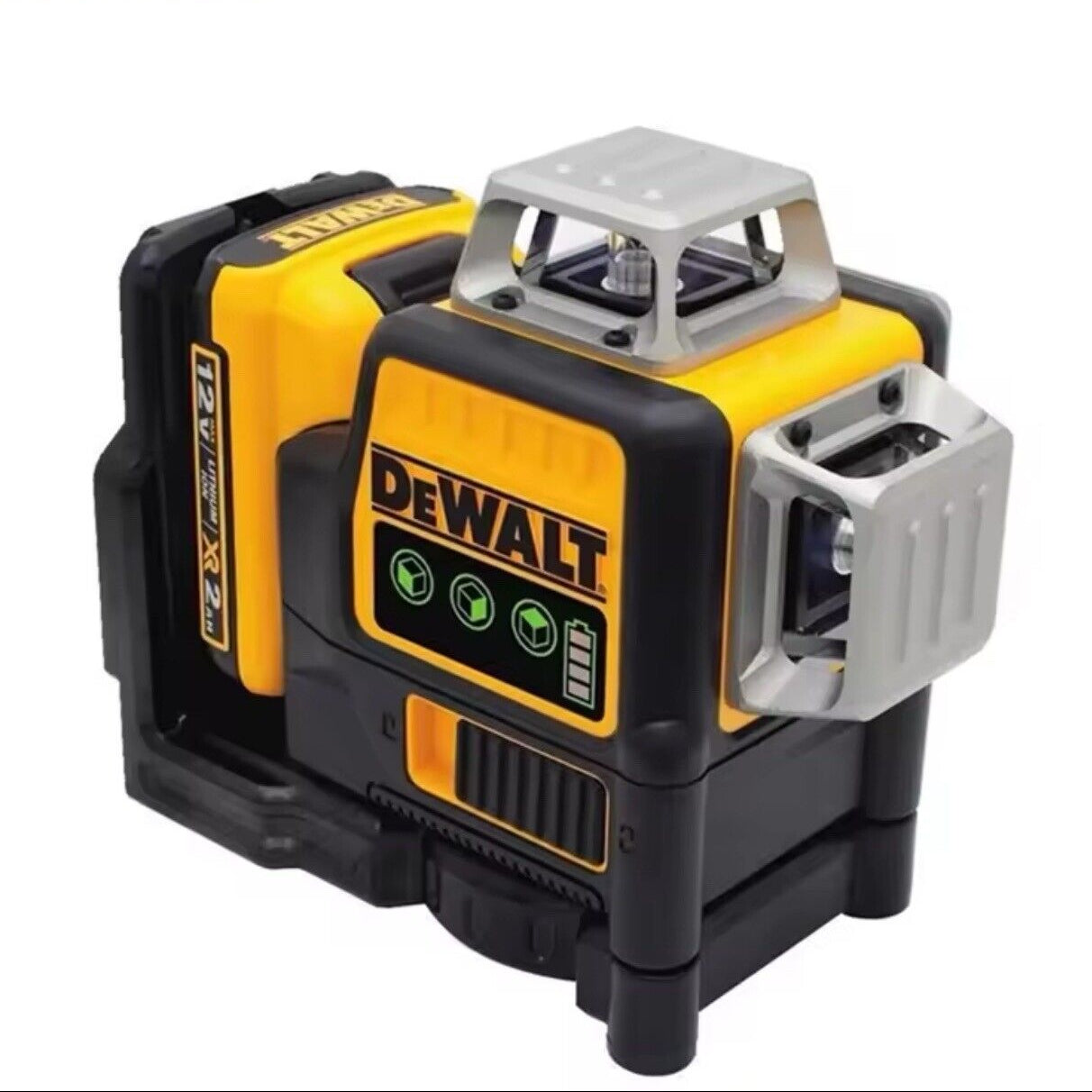 DeWalt DW089LG 12V Green Line 3 x 360 Laser Level with Battery and Charger