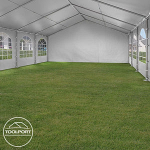High-Quality Pavilion Tent 5x10m, Grey-White