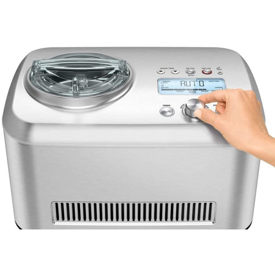 Sage The Smart Scoop BCI600 Ice Cream Maker, Brushed Stainless Steel