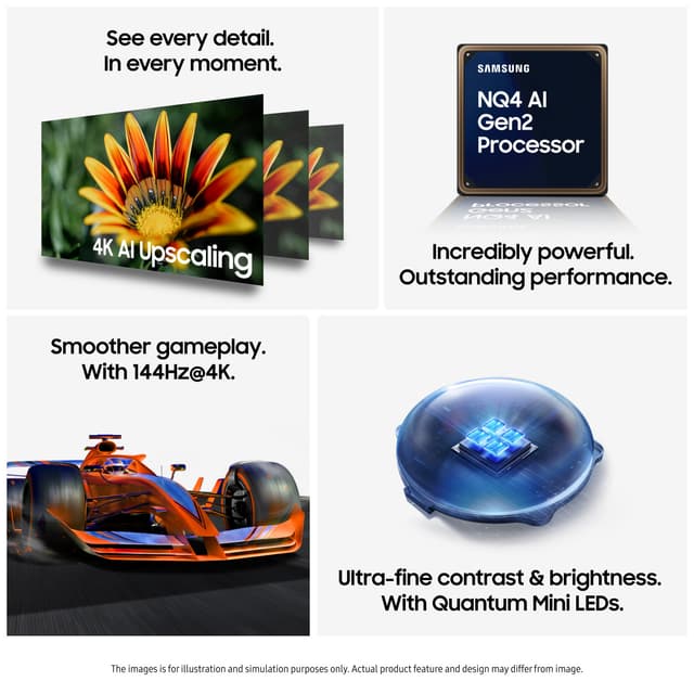 Samsung 65" QN80F Neo QLED 4K MiniLED Smart TV, 2025