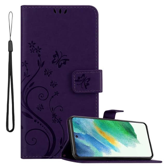 Cadorabo Samsung Galaxy S21 FE Wallet Case - Floral Pattern