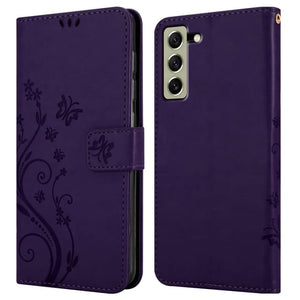 Cadorabo Samsung Galaxy S21 FE Wallet Case - Floral Pattern