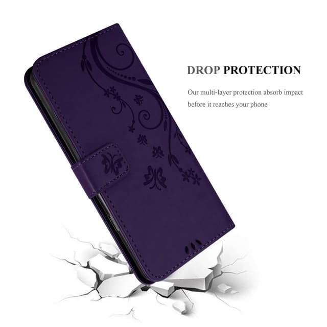 Cadorabo Samsung Galaxy S21 FE Wallet Case - Floral Pattern
