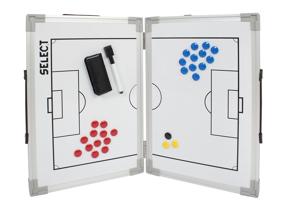 Select Foldable Football Tactics Board, White