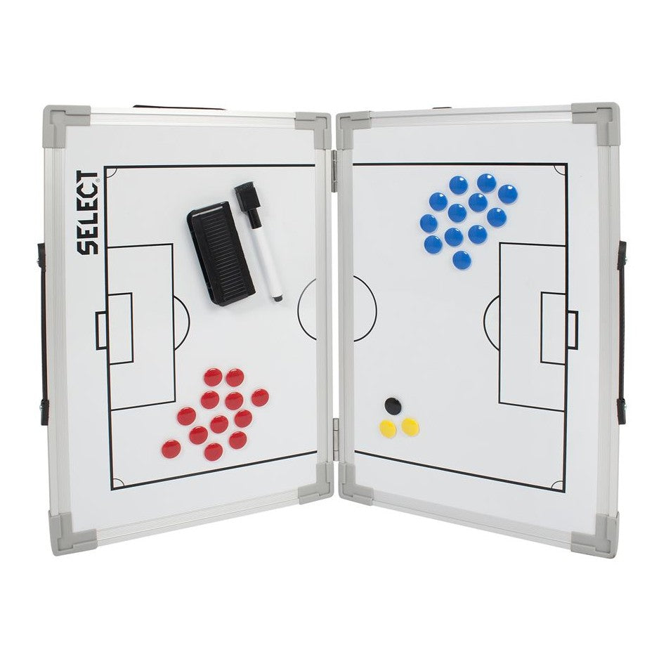 Select Foldable Football Tactics Board, White