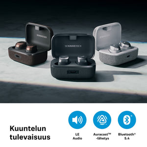Sennheiser Momentum TW 4 noise-canceling earbuds, Copper/Black