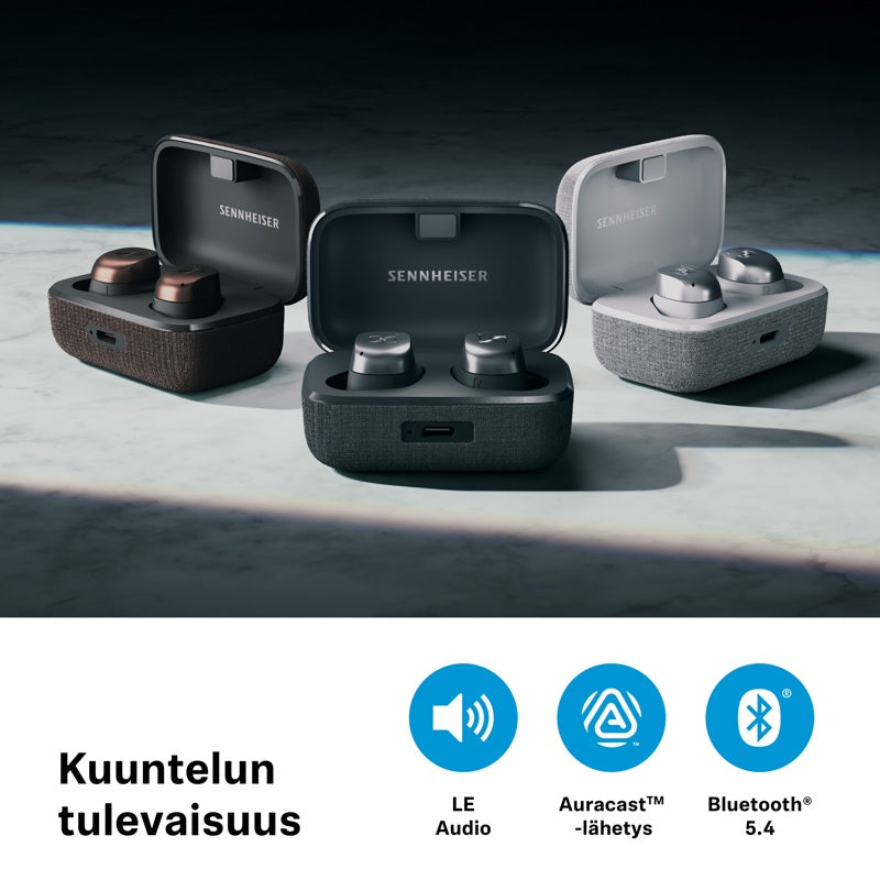 Sennheiser Momentum TW 4 noise-canceling earbuds, Copper/Black