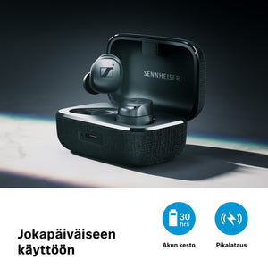 Sennheiser Momentum TW 4 noise-canceling earbuds, Copper/Black