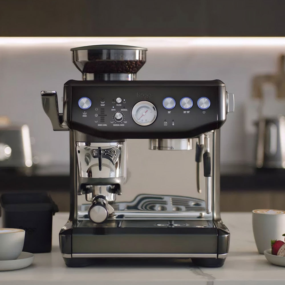 Sage the Barista Express™ Impress SES876BST Espresso Machine - Black Stainless Steel
