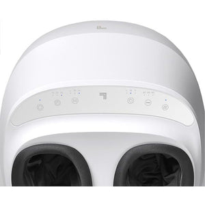Sharper Image Shiatsu Foot Massager, White/Grey
