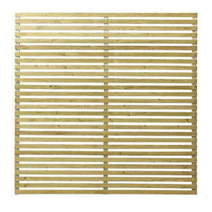 Tokyo Jalousie Fence 180x180cm, Pressure-Treated