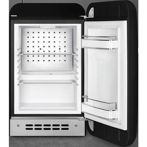 Smeg 50's Style Mini Refrigerator Right, Black
