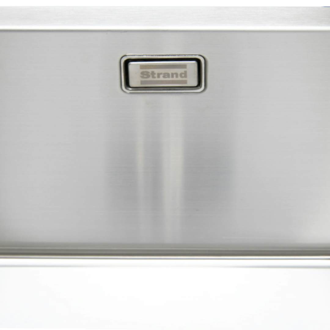 Strand Stainless SOLID Single Bowl Kitchen Sink with Clips 540x440mm