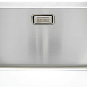Strand Stainless SOLID Single Bowl Kitchen Sink with Clips 540x440mm