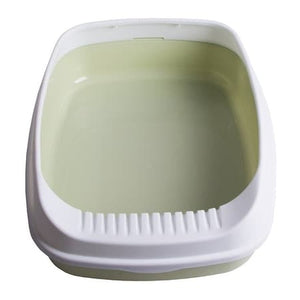 Soldna Open Cat Litter Box, Green