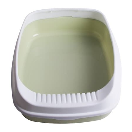 Soldna Open Cat Litter Box, Green