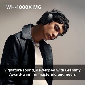 Sony WH-1000XM6 Wireless Noise-Cancelling Headphones Black