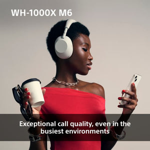 Sony WH-1000XM6 Wireless Noise-Cancelling Headphones Black