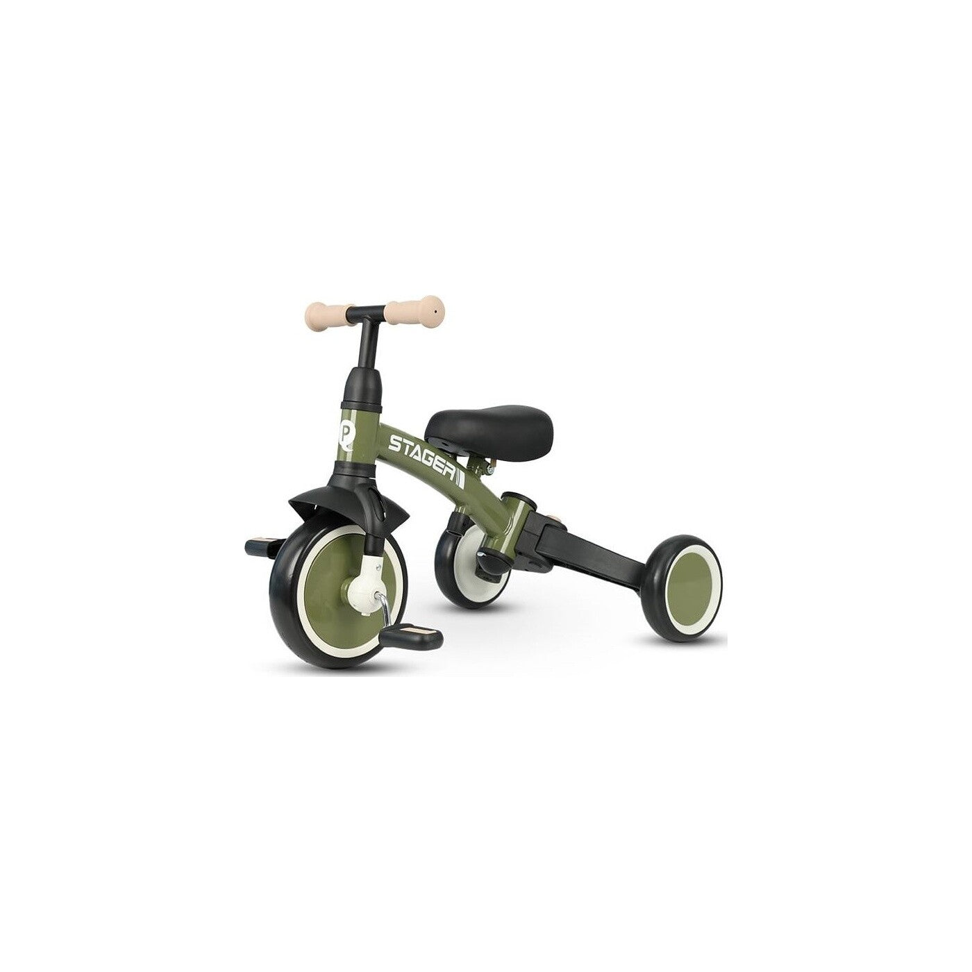 Qplay Stager 3-in-1 Tricycle, Green