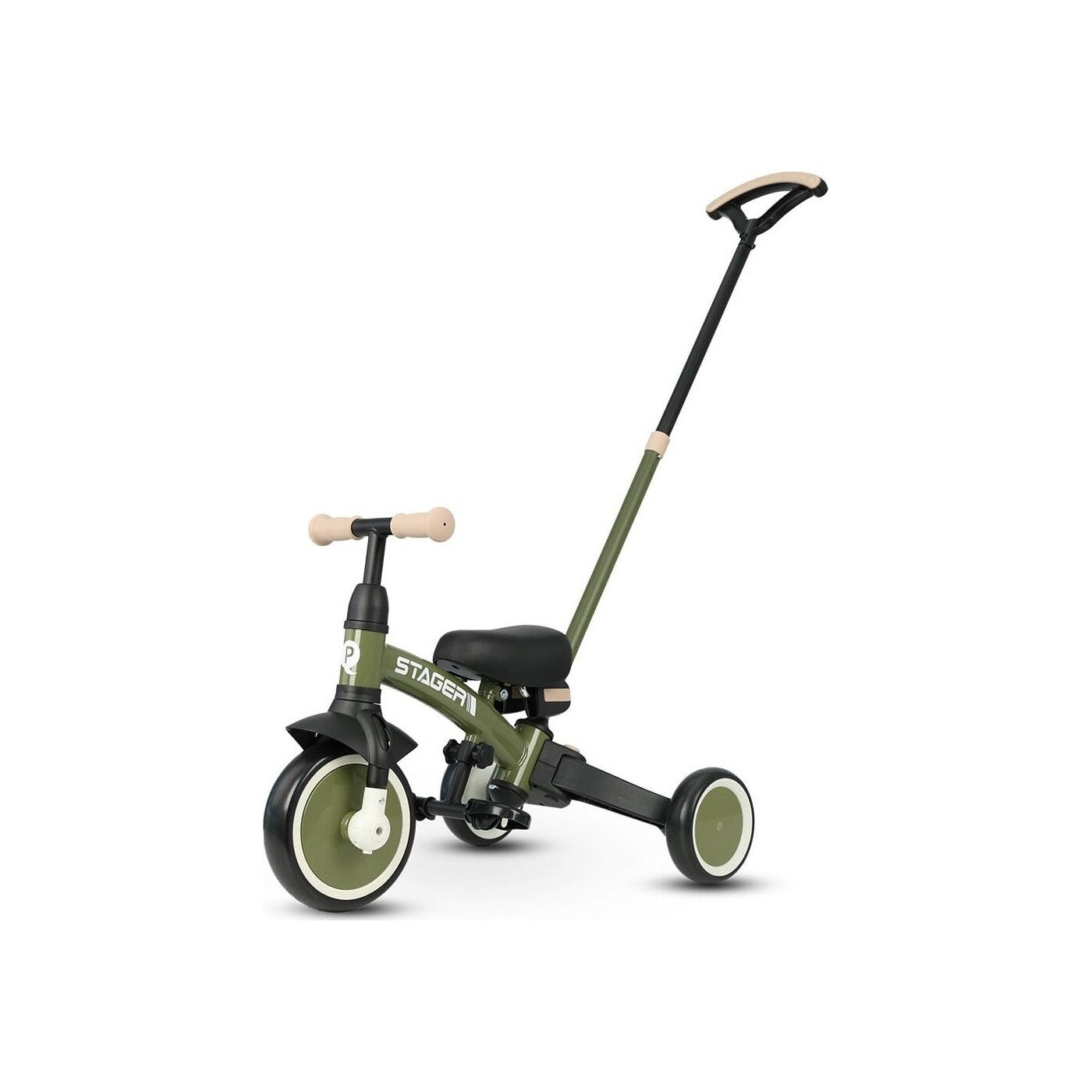 Qplay Stager 3-in-1 Tricycle, Green