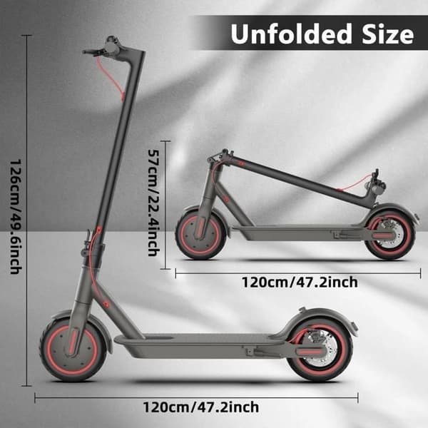 T4 Pro, Foldable Electric Scooter, Black