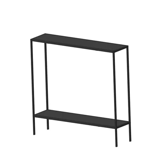 Kalune Design Küba Console Table, Black, 83 x 21 x 78 cm