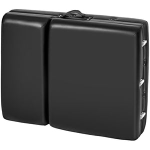 Tectake 3-Zone Massage Table 218 x 102 x 90 cm, Black