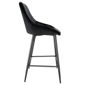 Tectake Siera Bar Stool with Backrest, 2-pack
