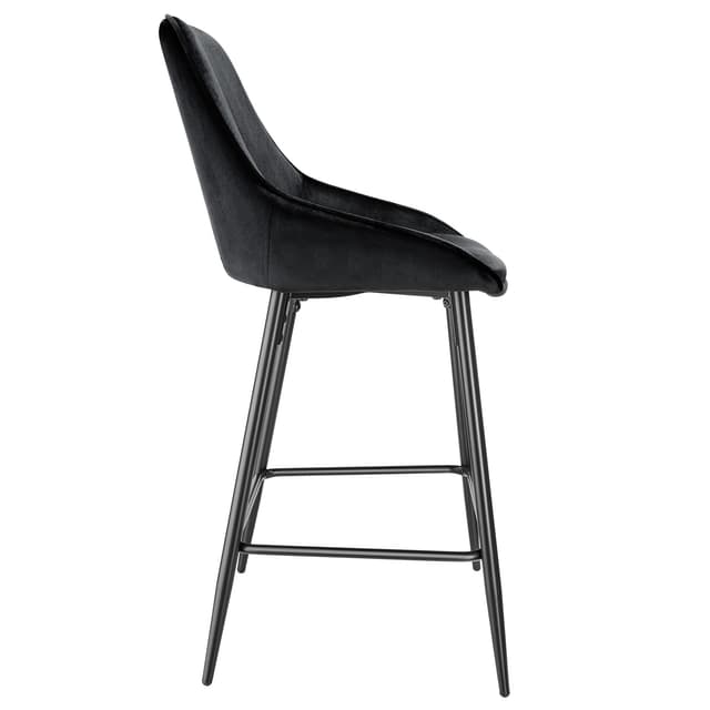 Tectake Siera Bar Stool with Backrest, 2-pack