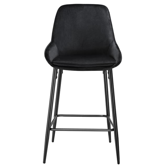 Tectake Siera Bar Stool with Backrest, 2-pack