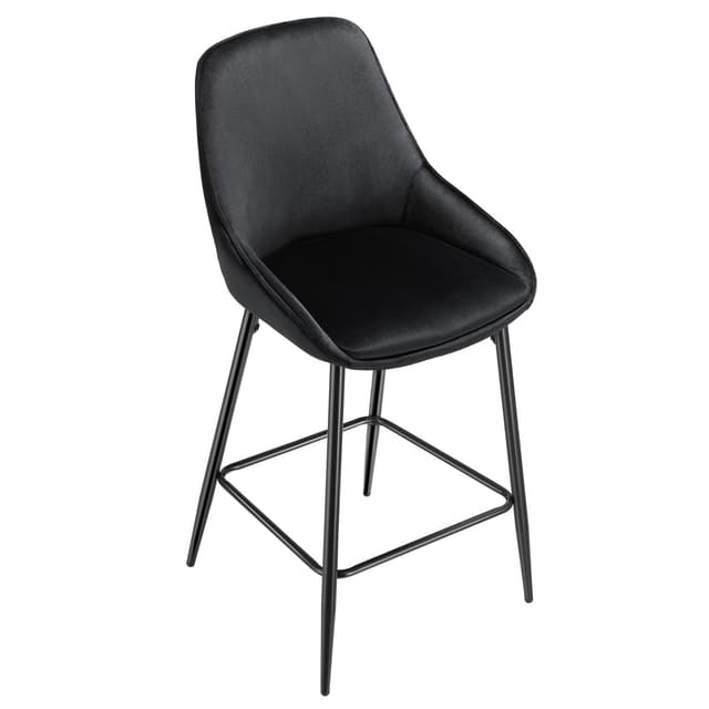 Tectake Siera Bar Stool with Backrest, 2-pack