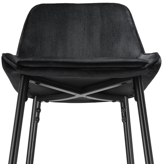 Tectake Siera Bar Stool with Backrest, 2-pack