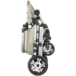 Tectake Combi Stroller Mats, 100 x 63 x 120 cm , Grey/Beige