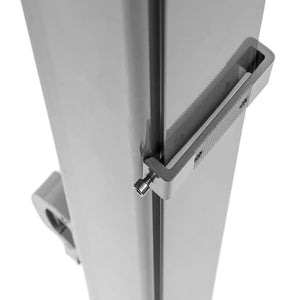 Tectake Aluminum Retractable Side Awning 300 x 180 x 10 cm, Grey