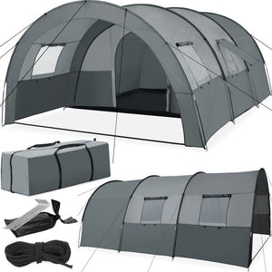 Roskilde Tunnel tent for 6 people, Grey